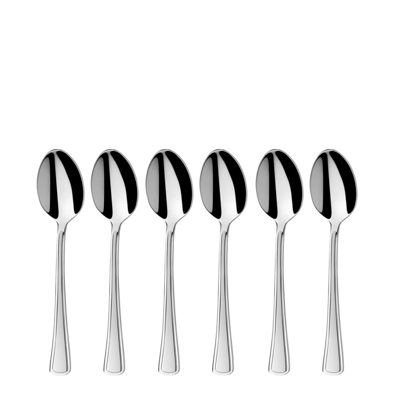 PRÍBOR ARIANE - 6 DIELNA SÚPRAVA NA KÁVU Brúsená