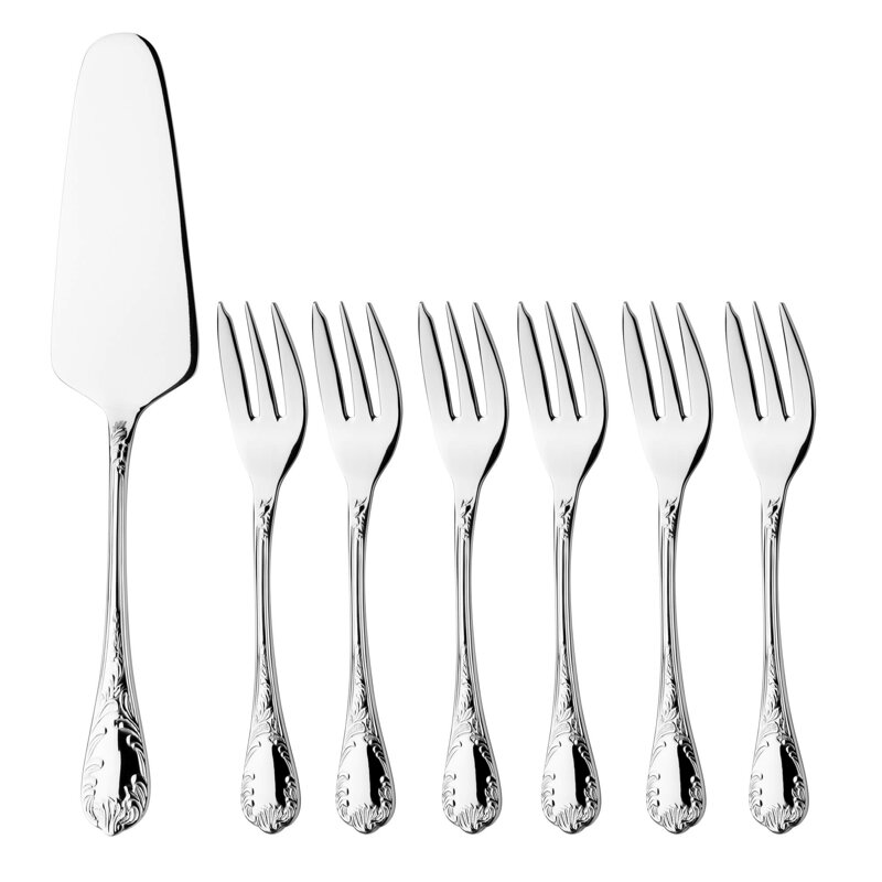 Príbor Rokoko - 7 dielna súprava na múčnik