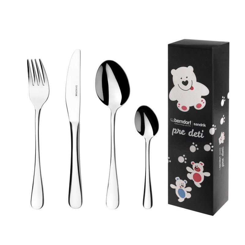 Detský príbor Hotel - 4 dielna súprava