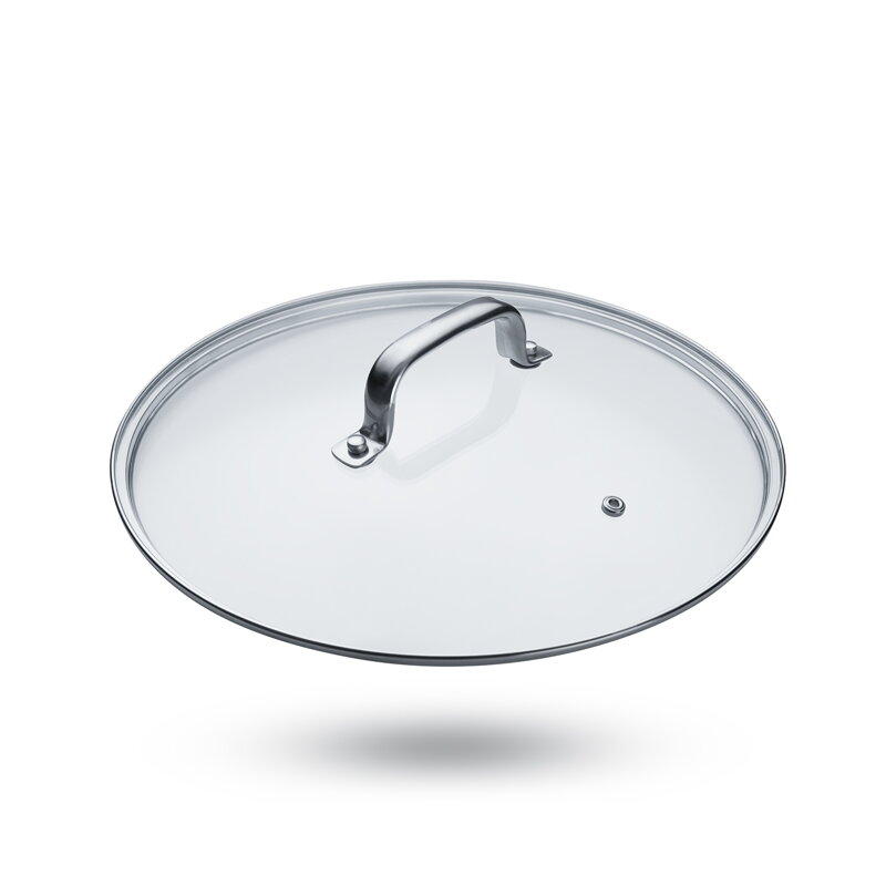 Sklenená pokrievka Ø 20cm s nerezovou obrubou