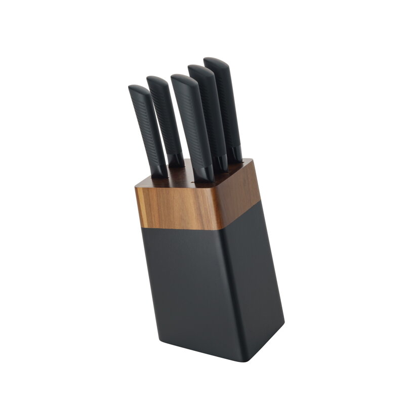 Kuchynské nože so stojanom - 6 dielna sada