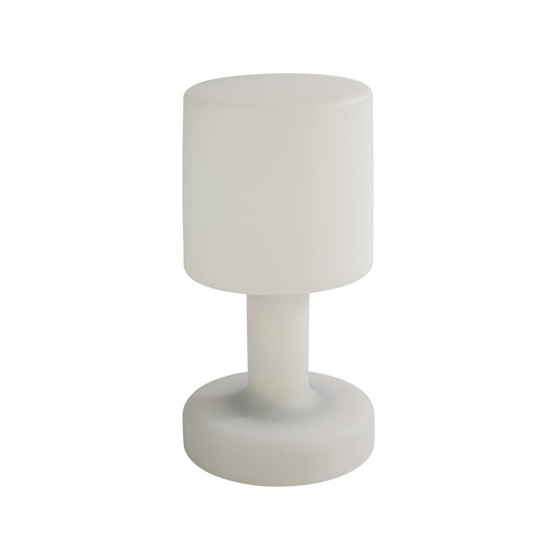Stolová LED lampa APS "FINN" 25 cm, biela