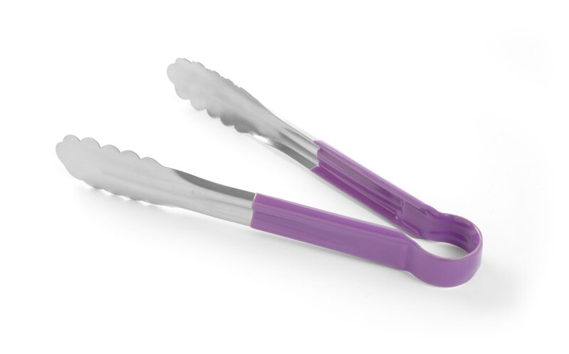 Servírovacie kliešte HACCP 250 mm, HENDI, Fialová, (L)250mm