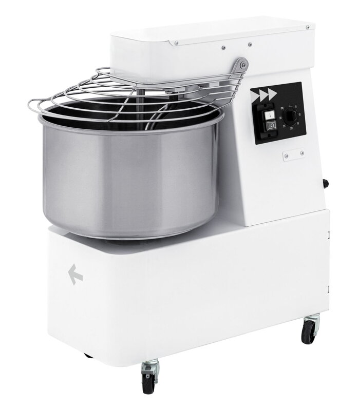 Špirálový miesič s pevnou nádobou, Prismafood, 88 kg/h, 32L, 400V/1100W, 435x750x(H)810mm