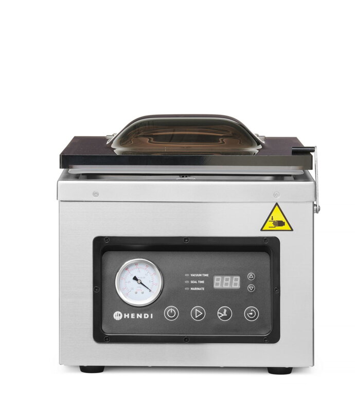 Vákuová balička Profi Line – komorová, HENDI, Profi Line, Zváracia lišta 300 mm, 230V/950W, 367x425x(H)364mm