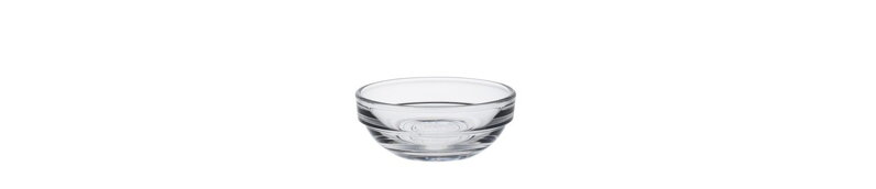 Miska GIGOGÉN, Duralex, 0,035L, Priehľadná, 4 ks, ⌀60x(H)25mm