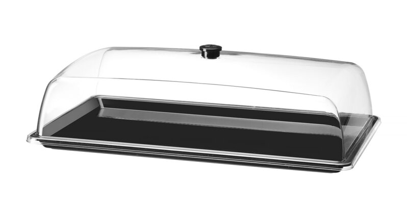 Obdĺžniková táckas s vekom, HENDI, GN 1/1, 535x335x(H)165mm Obdĺžniková táckas s vekom, HENDI, GN 1/1, 535x335x(H)165mm