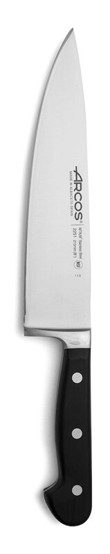 Nôž Chef, séria ÓPERA, Arcos, Čierna, (L)342mm