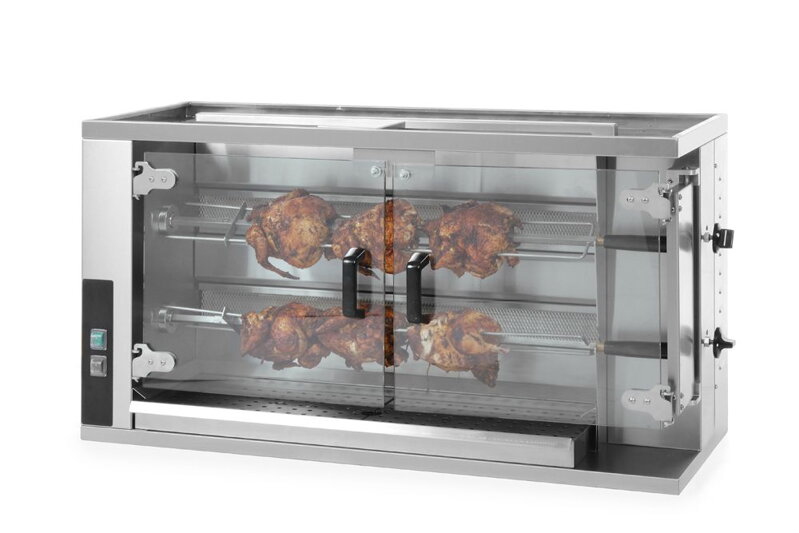 Plynový ražeň na 8-10 kurčiat, HENDI, 1150x472x(H)605mm