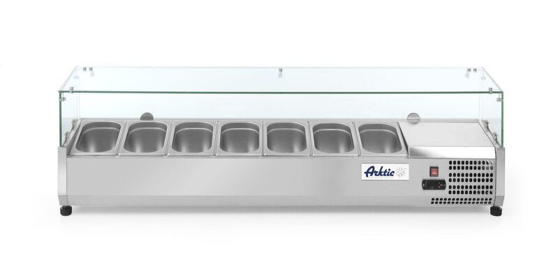 CHLADIACA NADSTAVBA NA GN 1/4, Arktic, 7x GN 1/4, 230V/180W, 1505x335x(H)460mm
