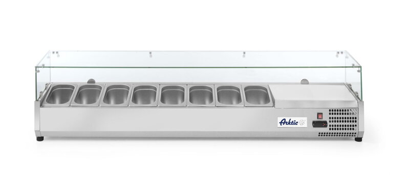 CHLADIACA NADSTAVBA NA GN 1/4, Arktic, 8x GN 1/4, 230V/180W, 1805x335x(H)460mm