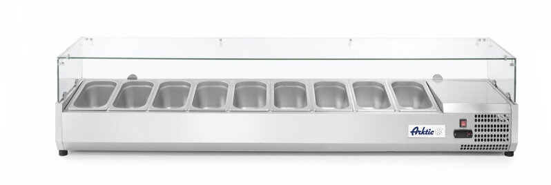 CHLADIACA NADSTAVBA NA GN 1/3, Arktic, 9x GN 1/3, 230V/180W, 2005x420x(H)456mm