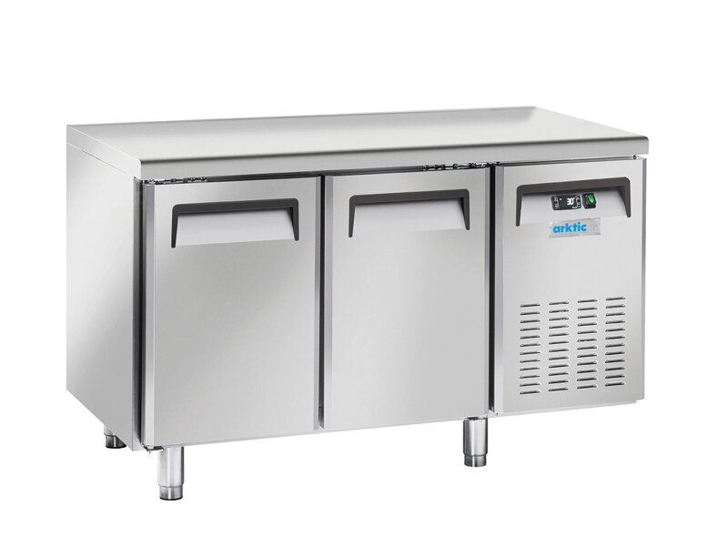 Mraziaci pult s 2 dverami a bočnou mraziacou jednotkou, Arktic, GN 1/1, 230V/570W, 1380x700x(H)850mm