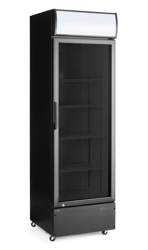 Barová chladnička s podsvieteným panelom, jednodverová, Arktic, 254L, Čierna, 220-240V/250W, 578x605x(H)1980mm