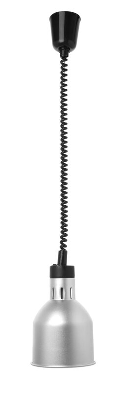 Lampa na ohrev jedál – závesná, valcová, HENDI, Strieborná, 230V/250W, ⌀175x(H)250mm Lampa na ohrev jedál – závesná, valcová, HENDI, Strieborná, 230V/250W, ⌀175x(H)250mm