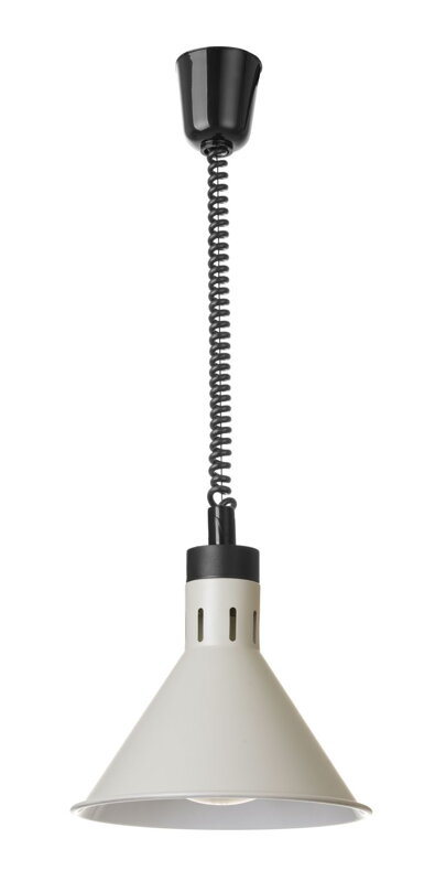 Kuželová infra lampa, HENDI, Biela, 230V/250W, ⌀275x(H)250mm