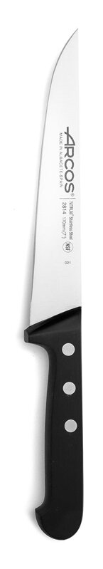 Kuchynský nôž, rad UNIVERSAL, Arcos, Čierna, (L)285mm