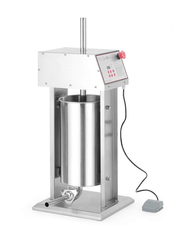Elektrická plnička na klobásy, 15 l, HENDI, 15L, 230V/60W, 450x350x(H)750mm Elektrická plnička na klobásy, 15 l, HENDI, 15L, 230V/60W, 450x350x(H)750mm
