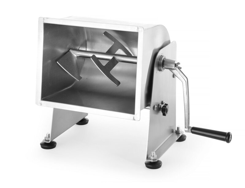 Ručný miesič na náplň na klobásy s vyklápacím zásobníkom, HENDI, 11L, 240x460x(H)410mm Ručný miesič na náplň na klobásy s vyklápacím zásobníkom, HENDI, 11L, 240x460x(H)410mm