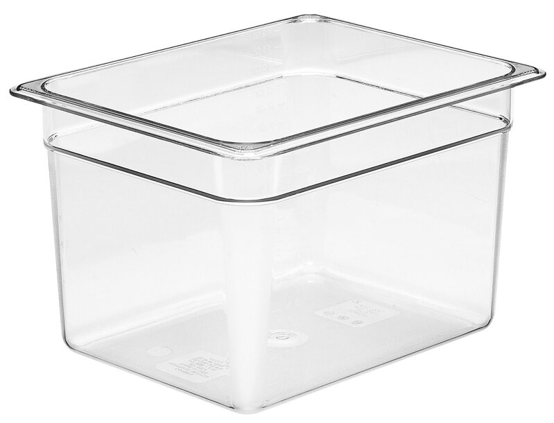 Nádoba Camwear GN 1/2 z polykarbonátu, Cambro, Camwear, GN 1/2, 11,7L, Priehľadná, 325x260x(H)200mm
