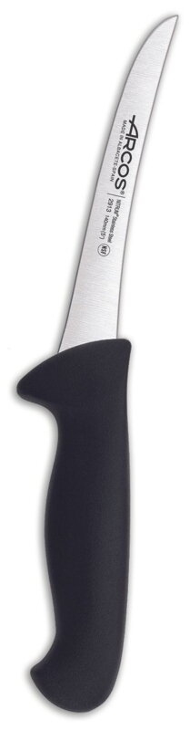 Odkosťovací nôž, zakrivený, séria 2900, Arcos, 2900, Čierna, (L)278mm Odkosťovací nôž, zakrivený, séria 2900, Arcos, 2900, Čierna, (L)278mm