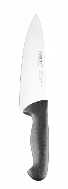 Nôž Chef, séria 2900, Arcos, Čierna, (L)333mm