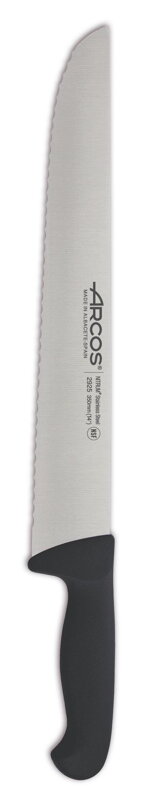 Mäsiarsky nôž, zúbkovaný, séria 2900, Arcos, 2900, Čierna, (L)492mm