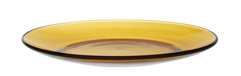 Tanier na dezert LYS AMBER, Duralex, Oranžová, ⌀190x(H)20mm
