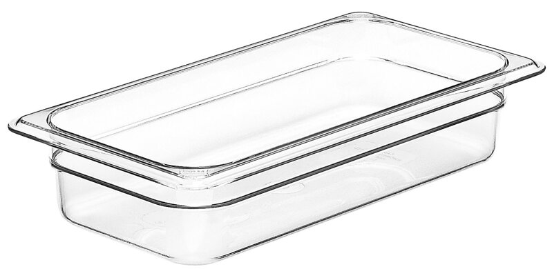 Nádoba Camwear GN 1/3 z polykarbonátu, Cambro, GN 1/3, 2,4L, Priehľadná, 325x176x(H)65mm Nádoba Camwear GN 1/3 z polykarbonátu, Cambro, GN 1/3, 2,4L, Priehľadná, 325x176x(H)65mm