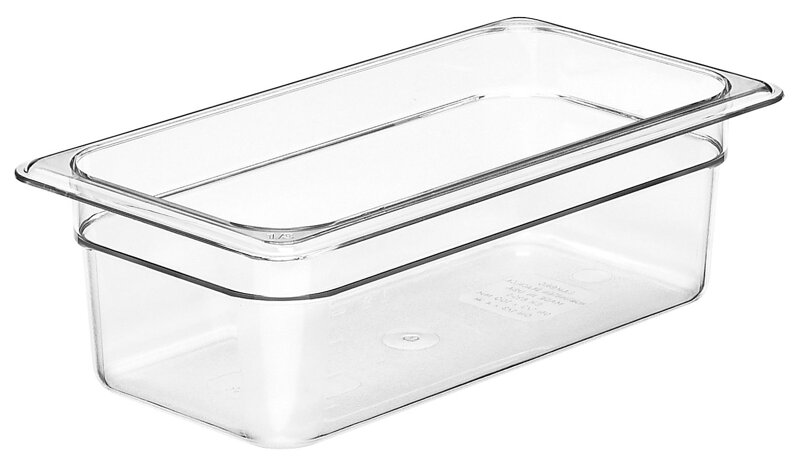 Nádoba Camwear GN 1/3 z polykarbonátu, Cambro, GN 1/3, 3,6L, Priehľadná, 325x176x(H)100mm Nádoba Camwear GN 1/3 z polykarbonátu, Cambro, GN 1/3, 3,6L, Priehľadná, 325x176x(H)100mm