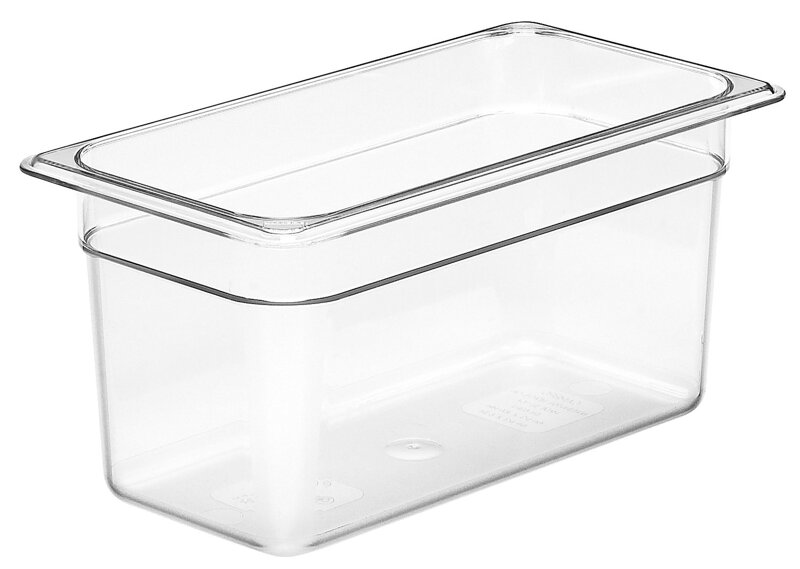 Nádoba Camwear GN 1/3 z polykarbonátu, Cambro, GN 1/3, 5,3L, Priehľadná, 325x176x(H)150mm