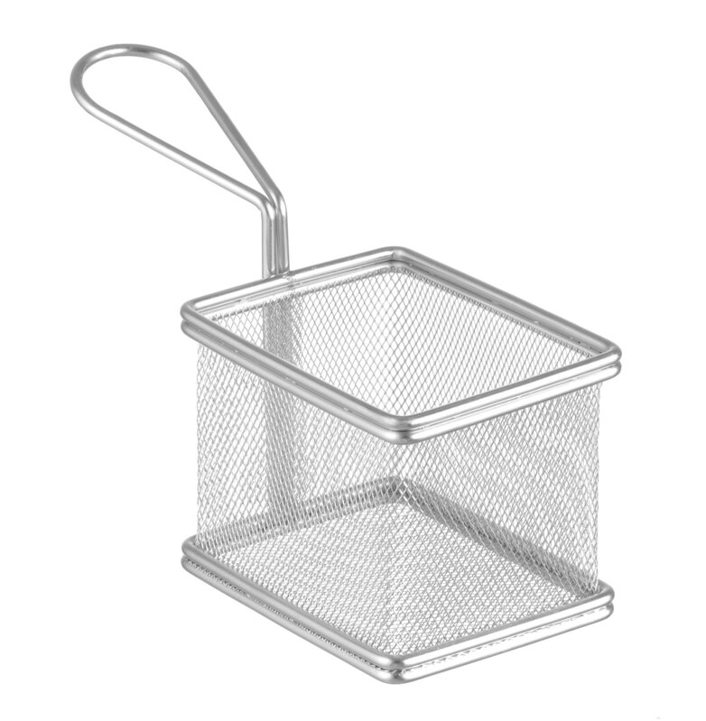 Miniatúrny košík na vyprážané jedlo, HENDI, 100x80x(H)75mm Miniatúrny košík na vyprážané jedlo, HENDI, 100x80x(H)75mm