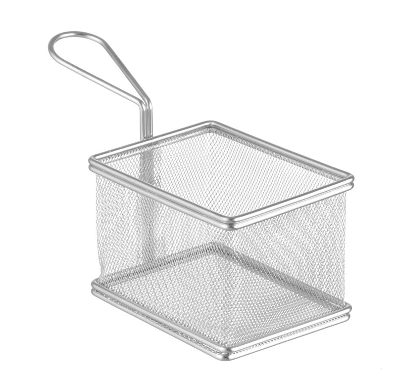 Miniatúrny košík na vyprážané jedlo, HENDI, 125x100x(H)85mm