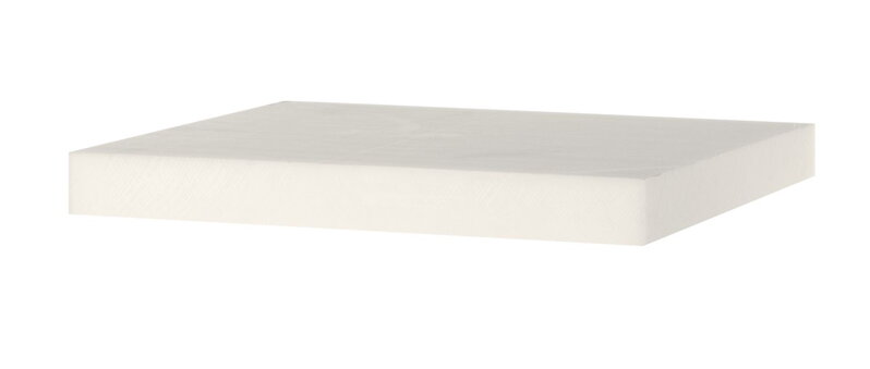 Mäsiarsky blok HDPE, HENDI, Biela, 500x400x(H)50mm