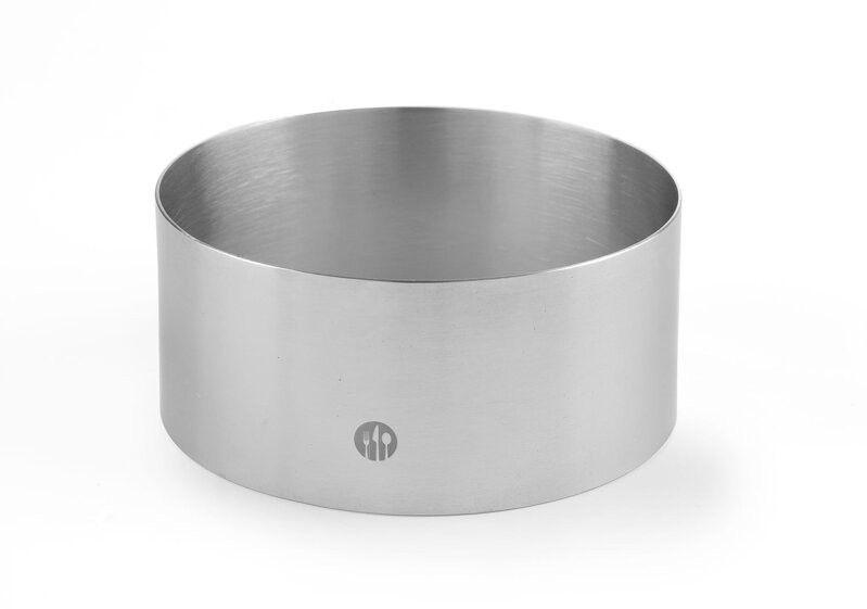 Forma na jedlo v tvare prsteňa a zatláčač, HENDI, ⌀100x(H)45mm