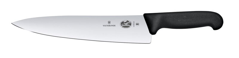 Kuchynský nôž, široká čepeľ, Victorinox, Čierna, (L)380mm
