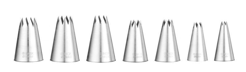 Šablóna na mrazené kocky - hviezda, HENDI, ø6-8-10-12-14-16-18, 7 ks