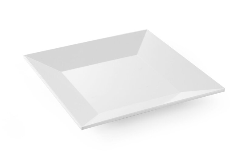 Štvorcový tanier, HENDI, 355x355x(H)40mm Štvorcový tanier, HENDI, 355x355x(H)40mm