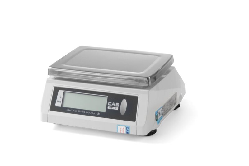 Vodovzdorná váha s certifikáciou, CAS, 10 kg, 278x317x(H)141mm