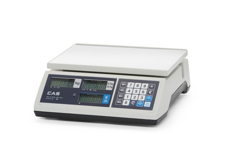Kuchynská váha (certifikovaná), CAS, 304x324x(H)112mm Kuchynská váha (certifikovaná), CAS, 304x324x(H)112mm