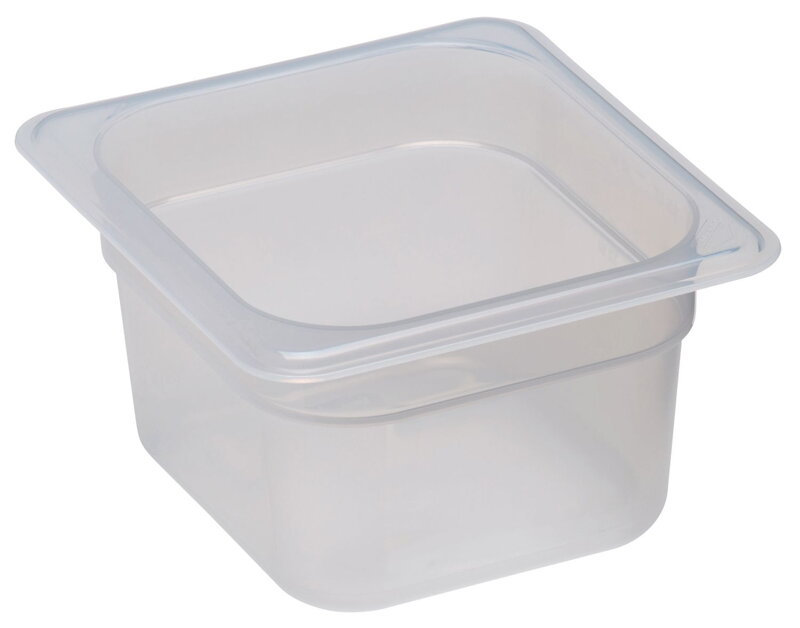 Nádoba GN 1/6 z priehľadného polypropylénu, Cambro, GN 1/6, 1,5L, Priehľadná, 162x176x(H)100mm