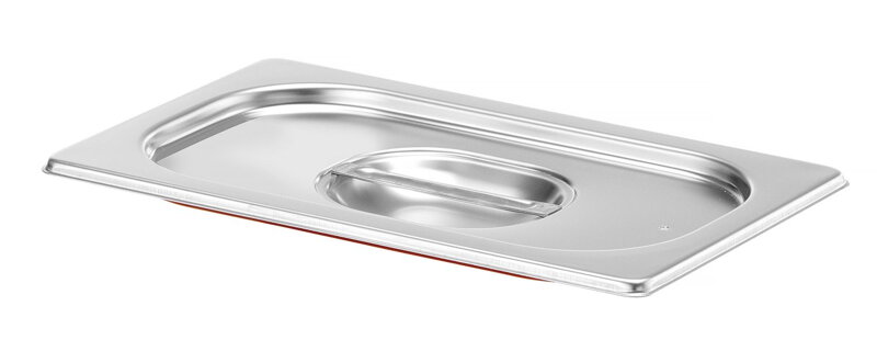 Pokrievka pre nádoby GN so silikónovým tesnením, HENDI, Profi Line, GN 1/4, 265x162mm