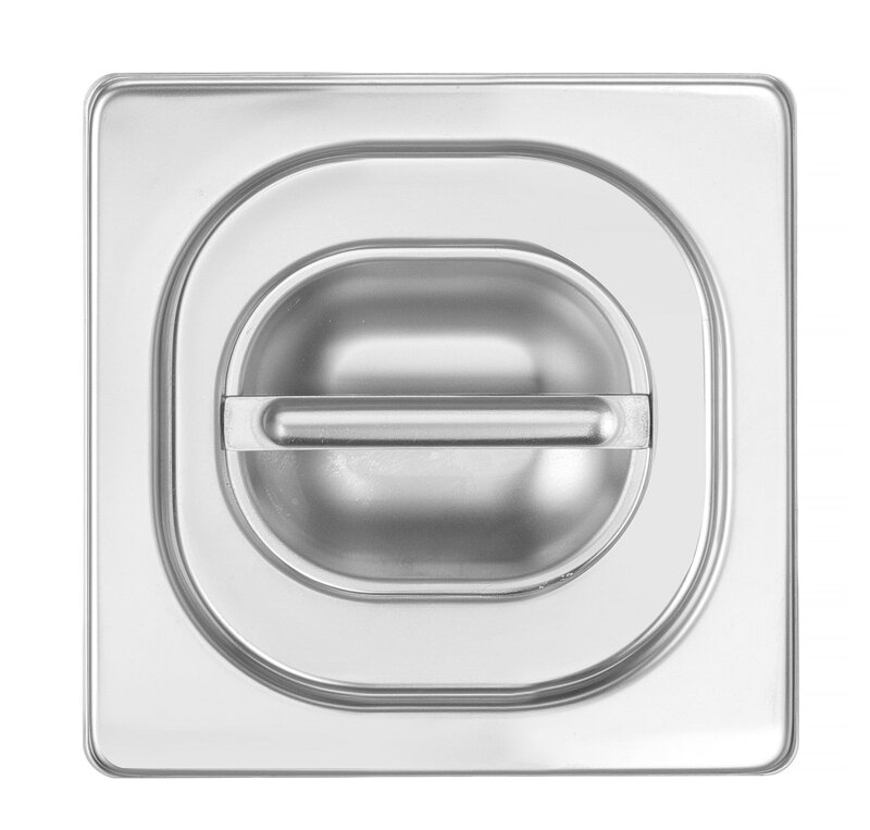 Pokrievka pre nádoby GN so silikónovým tesnením, HENDI, Profi Line, GN 1/6, 176x162mm