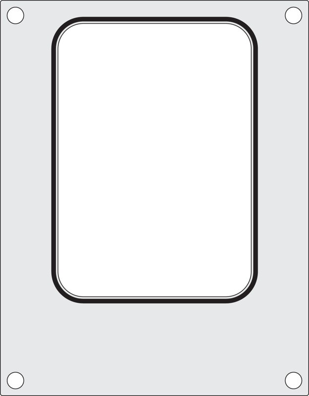 Matrica pre zváračku, HENDI, nádoba 187x137 mm