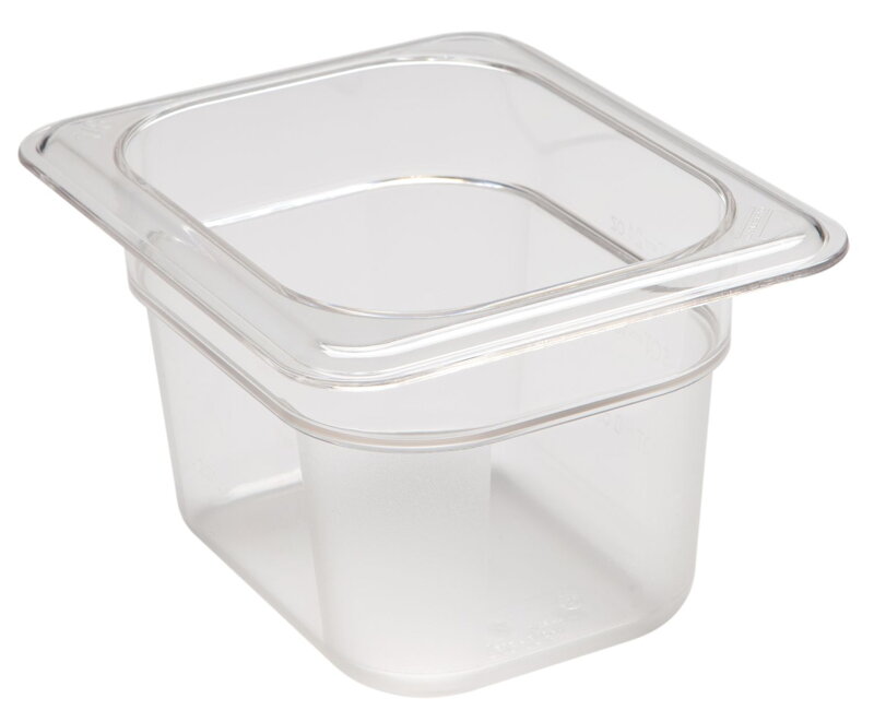 Nádoba Camwear GN 1/8 z polykarbonátu, Cambro, 1 l, H 100 mm, 1L, Priehľadná, 161x132x(H)100mm Nádoba Camwear GN 1/8 z polykarbonátu, Cambro, 1 l, H 100 mm, 1L, Priehľadná, 161x132x(H)100mm
