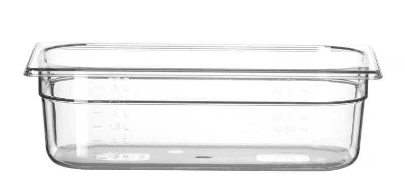 Nádoba GN 1/3, HENDI, Profi Line, GN 1/3, 4L, Priehľadná, 325x176x(H)100mm