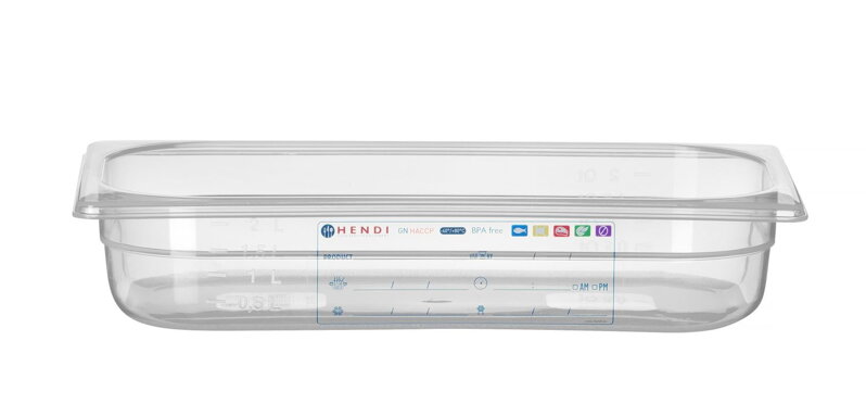 Nádoba GN 1/3, HENDI, GN 1/3, 2,5L, Priehľadná, 325x176x(H)65mm Nádoba GN 1/3, HENDI, GN 1/3, 2,5L, Priehľadná, 325x176x(H)65mm