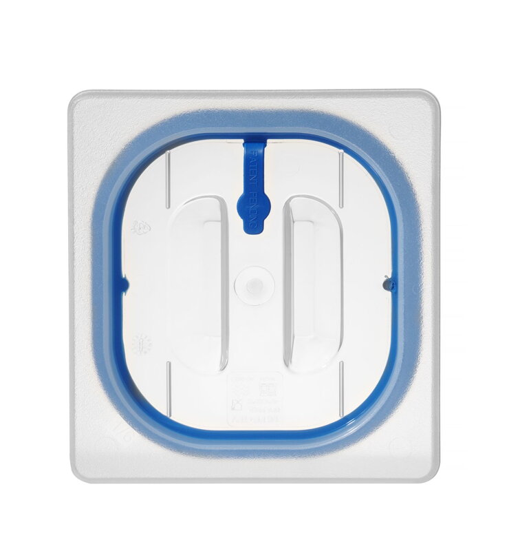 Pokrievka na GN nádoby z polypropylénu s tesnením, HENDI, GN 1/6, Priehľadná, 176x162mm