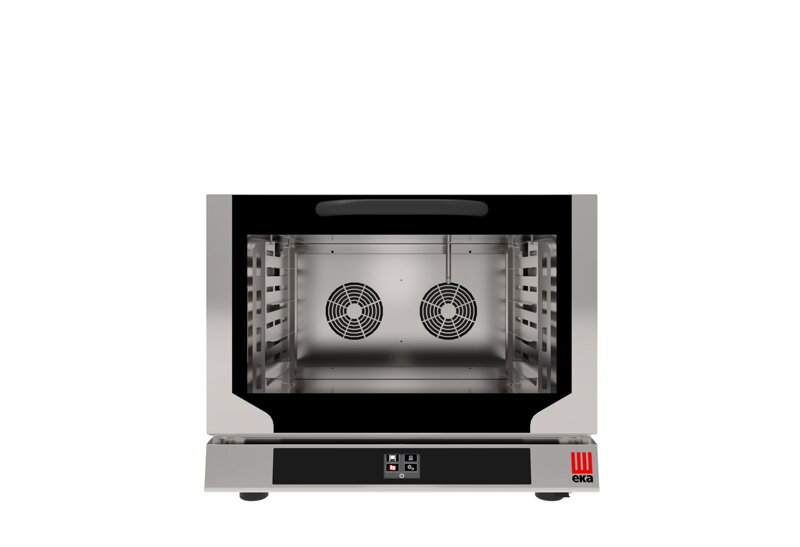 Konvekčná rúra na pečenie s ovládaním vlhkosti Evolution Next 4x 600x400, elektrická, s dotykovým ovládacím panelom, Tecnoeka, 400V/6400W, 783x755x(H)634mm