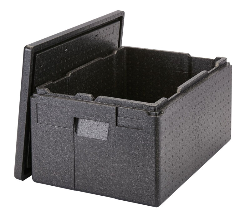 Termoizolačná nádoba Cam GoBox XL zvrchu plniteľná, GN 1/1, Cambro, Čierna, 610x430x(H)320mm
